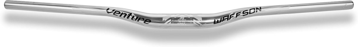 Stuur 35 mm - 820 mm breed - 20 mm rise - lichtgewicht aluminium voor elite competitie - ShopVlot