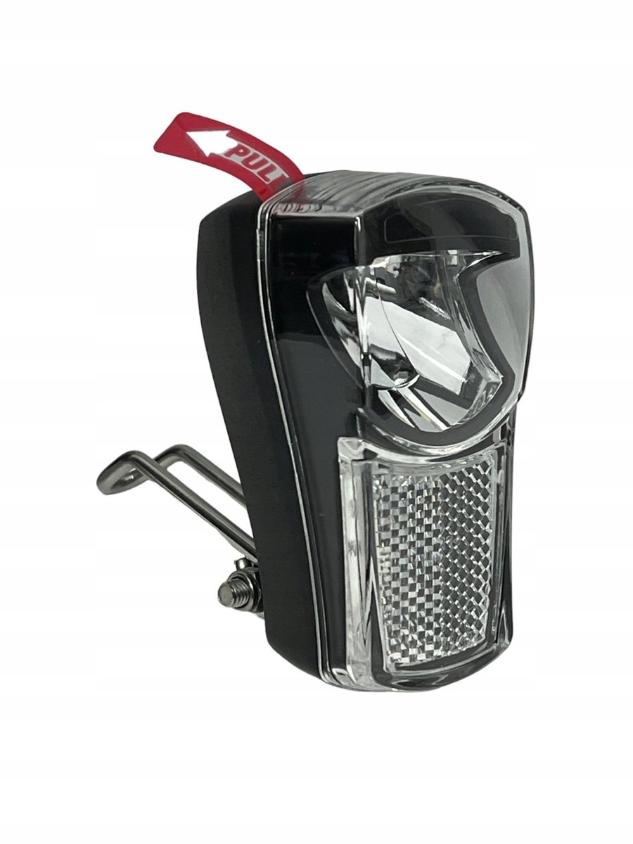 Fietsvoorlicht 1 LED op batterijen, 60 lumen, waterdicht
