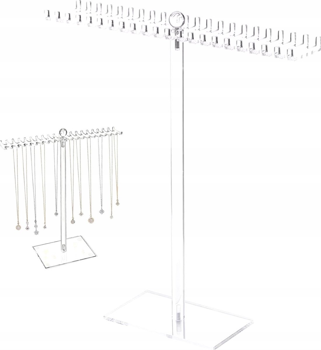 Transparante Sieraden Organizer met 40 Haken
