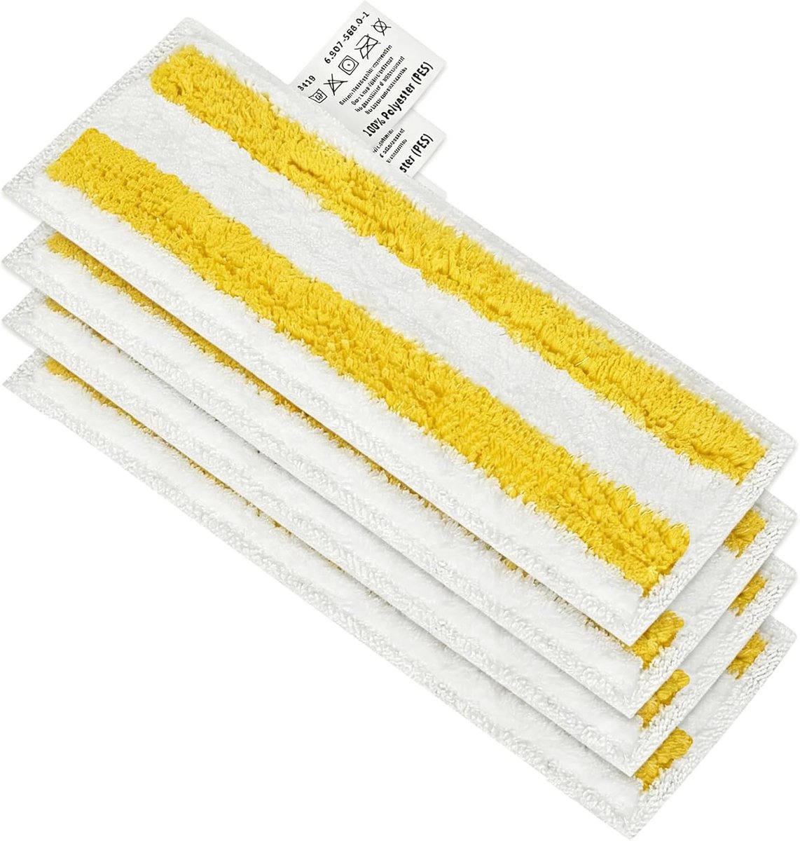 Dweildoeken microvezel - vervangende doekjes voor Kärcher EasyFix SC serie - 4 stuks - effectief reinigen - ShopVlot