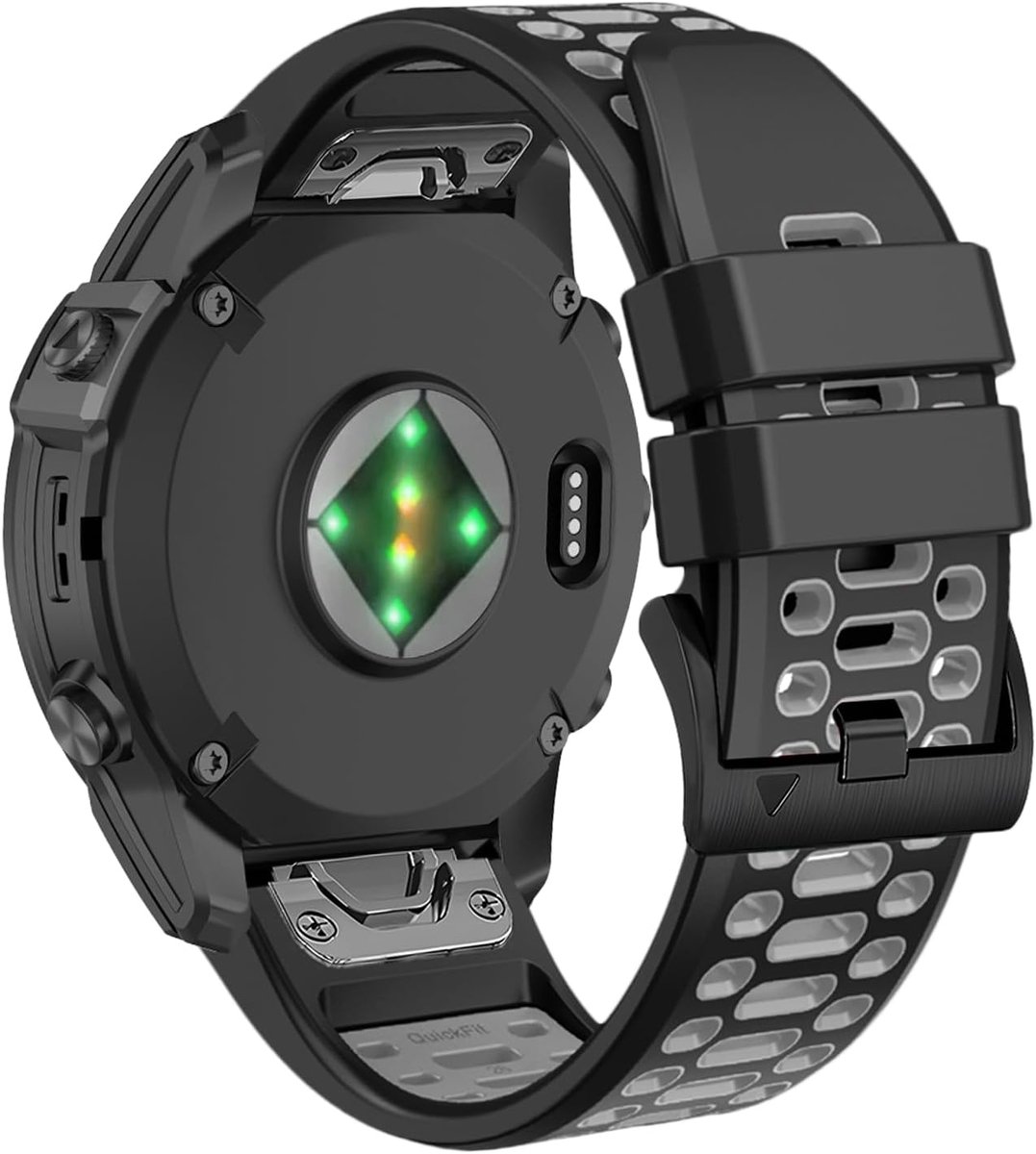 Horlogeband 26mm - Zacht siliconen vervangband - Geschikt voor Garmin Fenix 7X/6X/5X - Comfortabel en duurzaam - ShopVlot