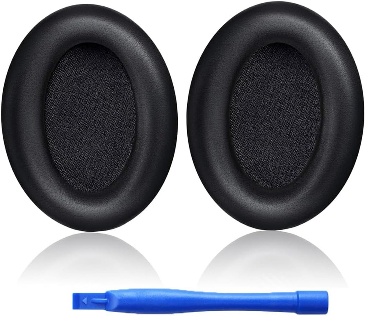 Vervangende oorkussens voor over-ear hoofdtelefoon - kunstleer - zacht en comfortabel - eenvoudig te installeren - ShopVlot