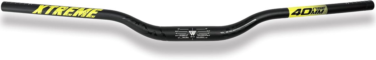 Stuur 31,8 mm x 800 mm - Aluminium - 40 mm rise - Geschikt voor high-performance setups - ShopVlot