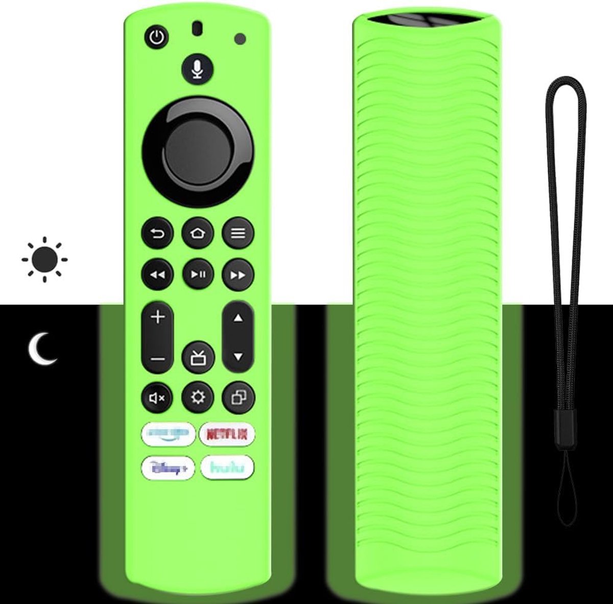 Afstandsbediening hoes - siliconen bescherming - licht in het donker - non-slip grip voor TV accessoires - ShopVlot
