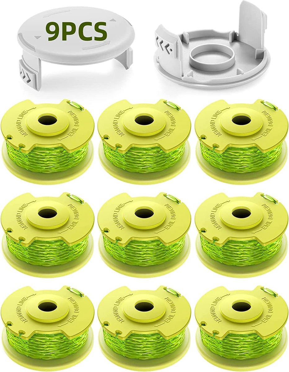 Grasmaaier spoel 11-delig - 0,3 cm diameter - 3,4 m lange draad - Geschikt voor Ryobi trimmers - ShopVlot