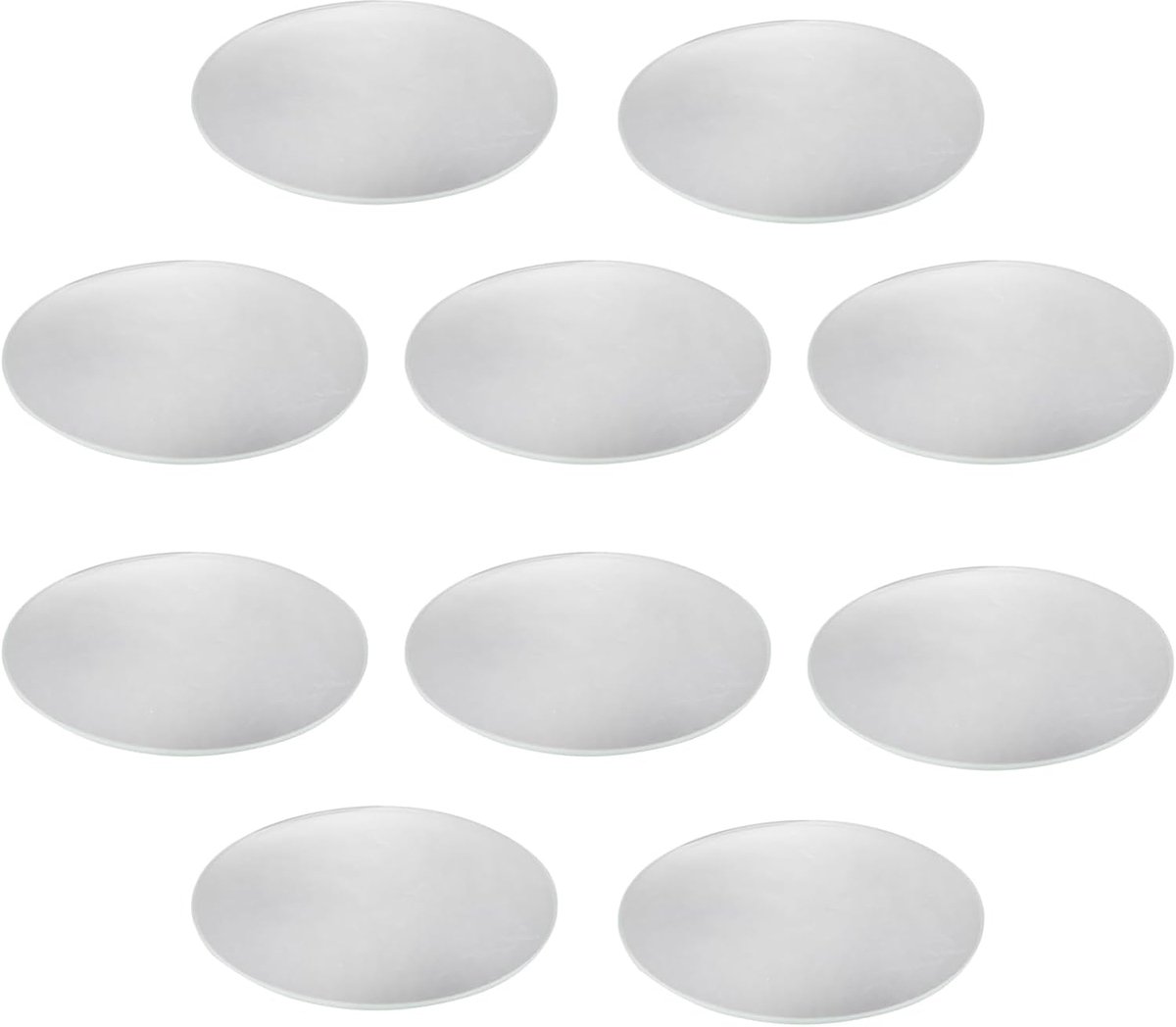 Laboratorium deksel 60mm - Borosilicaatglas - Geschikt voor experimenten - Set van 10 stuks - ShopVlot