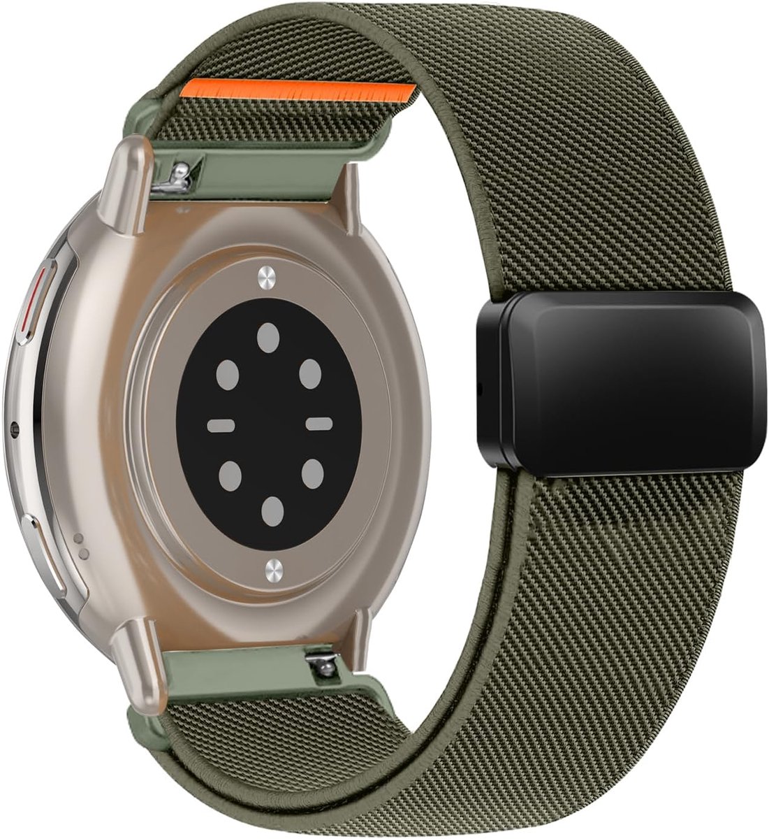 Horlogeband voor Amazfit T-Rex 3 Pro 44mm - Nylon Gevlochten Elastisch - Vervangband - Comfortabel in gebruik - ShopVlot