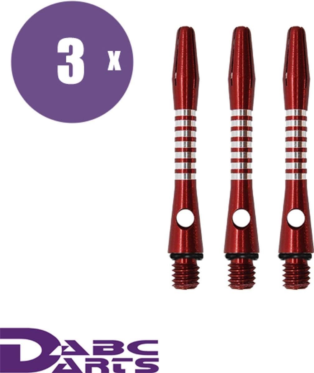 Darts aluminium dart shafts AR5 Jailbird - kort 3,5 cm - met O-ringen - extra veiligheid in het spel - ShopVlot