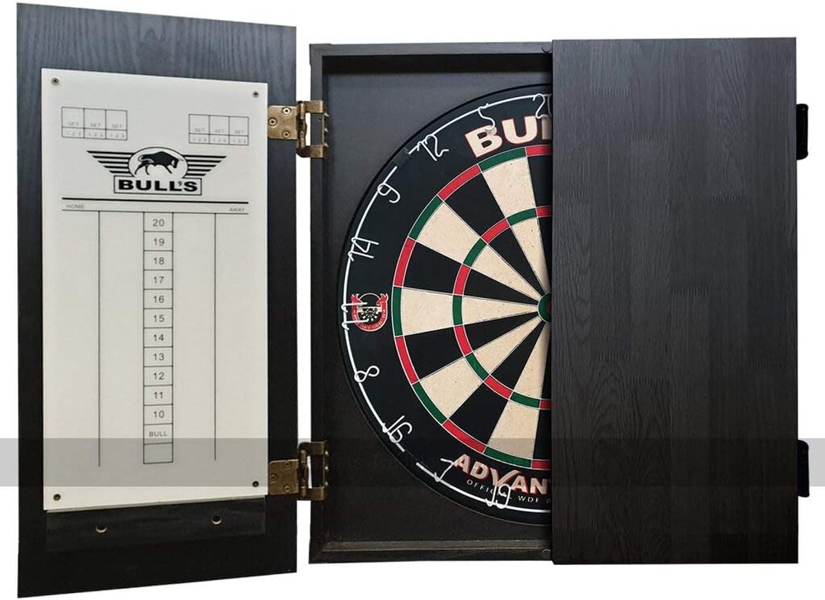 Dartbox Classic Cabinet - Vierkant Zwart - Stijlvol Design - Perfect voor opslag - ShopVlot