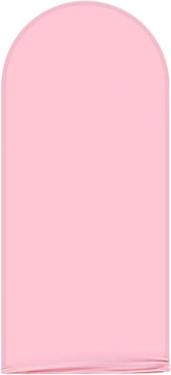 Achtergrond 60 x 150cm - Effen roze kleur - Dubbelzijdig - Perfect voor feesten - ShopVlot