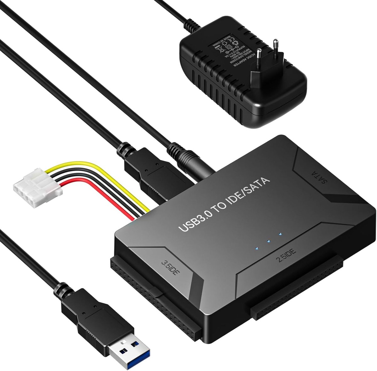 USB 3.0 adapter - IDE/SATA converter - Universele harde schijf aansluiting - ShopVlot