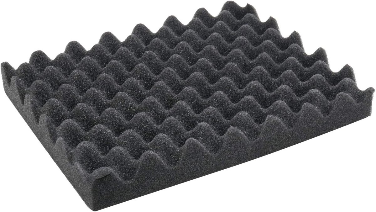 Grid Foam Insert 345 x 275 mm - Fine-pored - Perforaties voor miniaturen - Veilig transporteren - ShopVlot