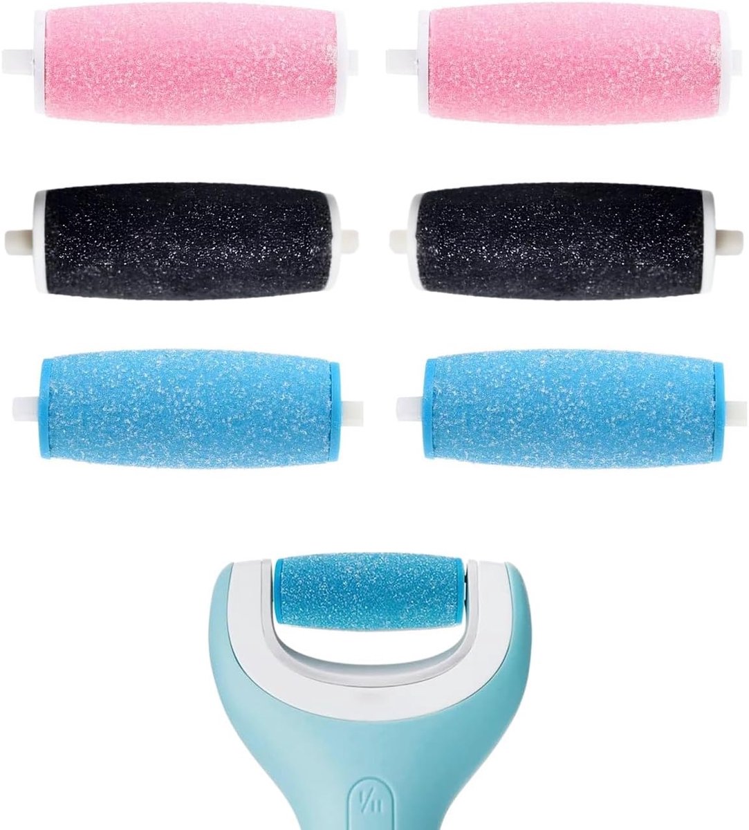 Vervangende rollen voor Scholl Velvet Smooth - 3 ruwgraden - effectief eelt verwijderen - ShopVlot