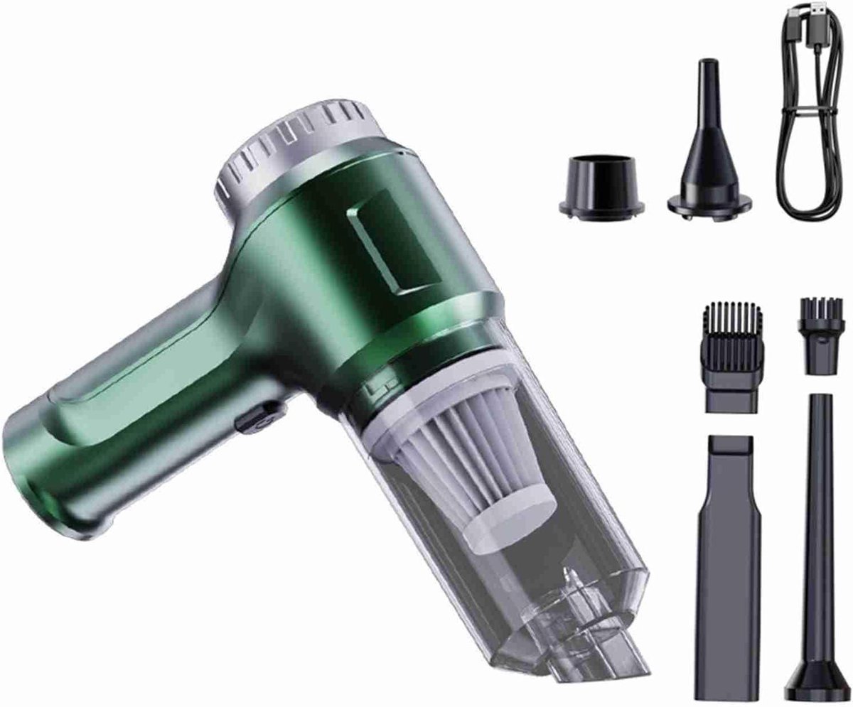 Draadloze Autostofzuiger - Handstofzuiger Mini Vacuüm - Auto Interieur Reinigen - 4-in-1 Multifunctioneel - 24 x 14 x 6 cm