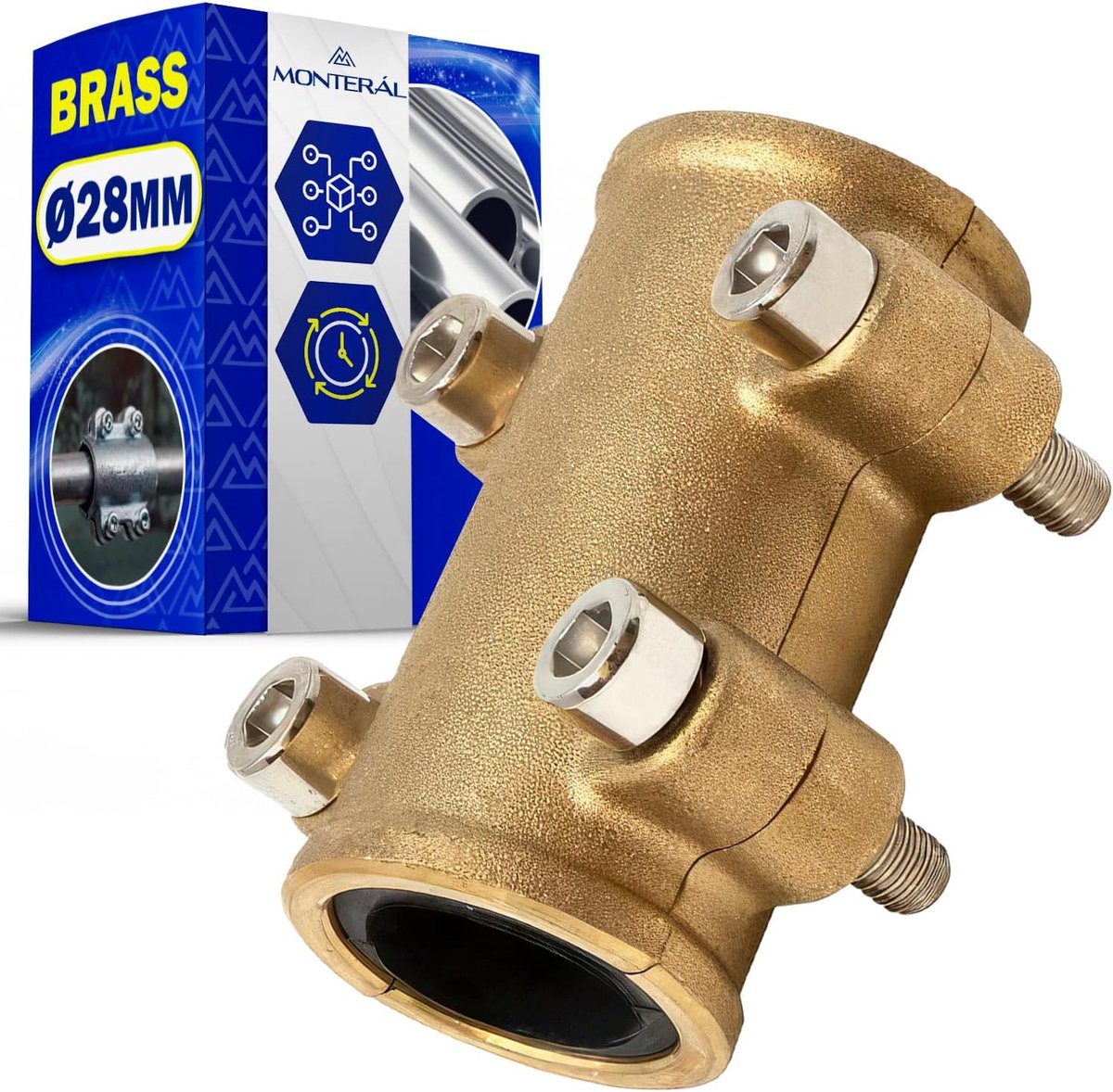 Buisbeugel 28 mm - messing - hoge corrosiebestendigheid - eenvoudige installatie - ShopVlot