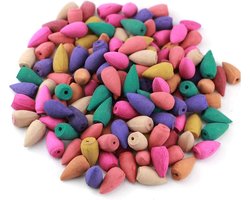 Wierookconen mix 100 stuks - natuurlijke geuren - aromatherapie - ontspanning en comfort - ShopVlot