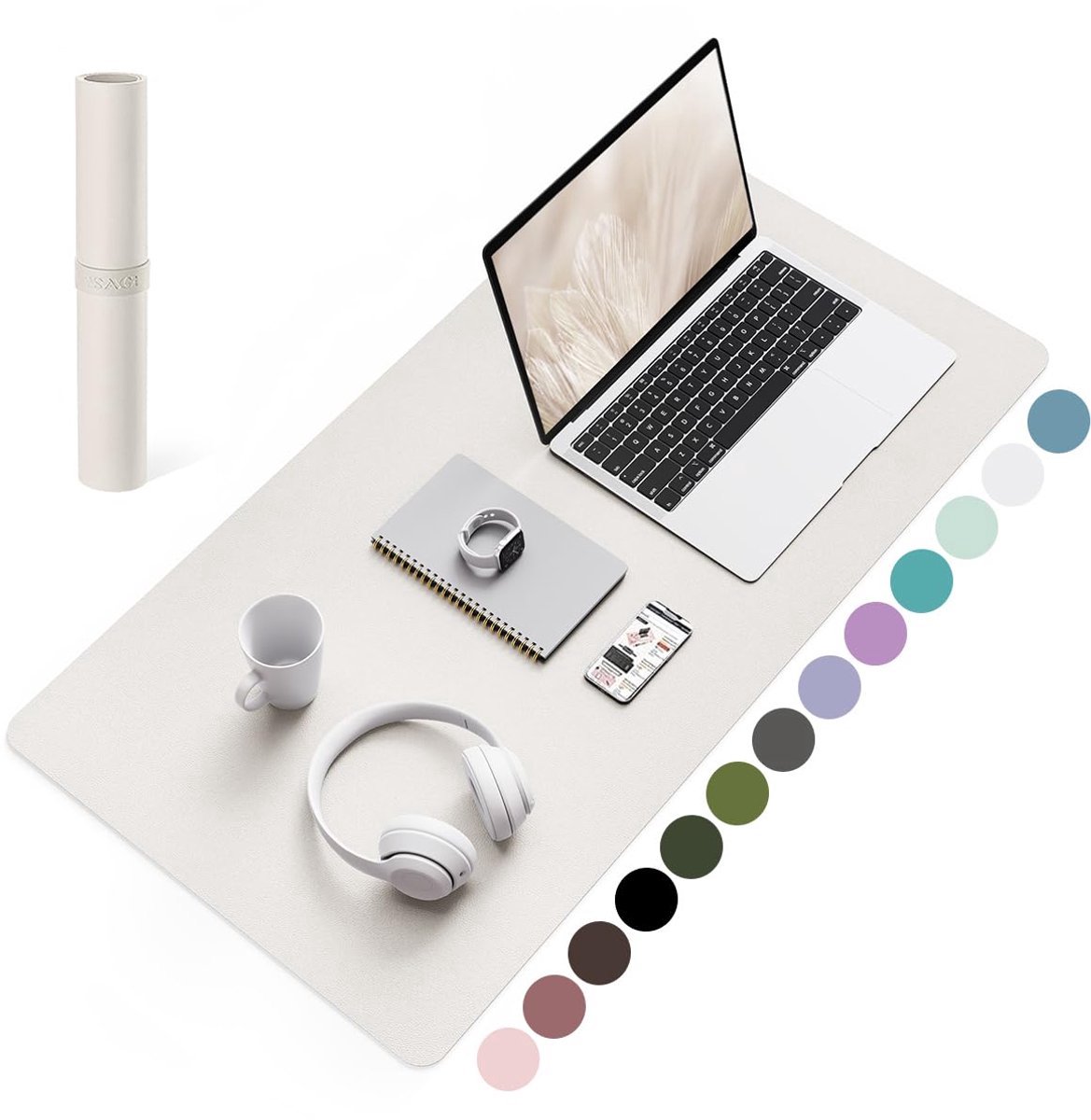 XXL Bureaumat 90x40 cm – Aesthetic Bureau Onderlegger – Waterdicht & Antislip Desk Mat – Muismat XXL voor Home Office, Studie en Gaming