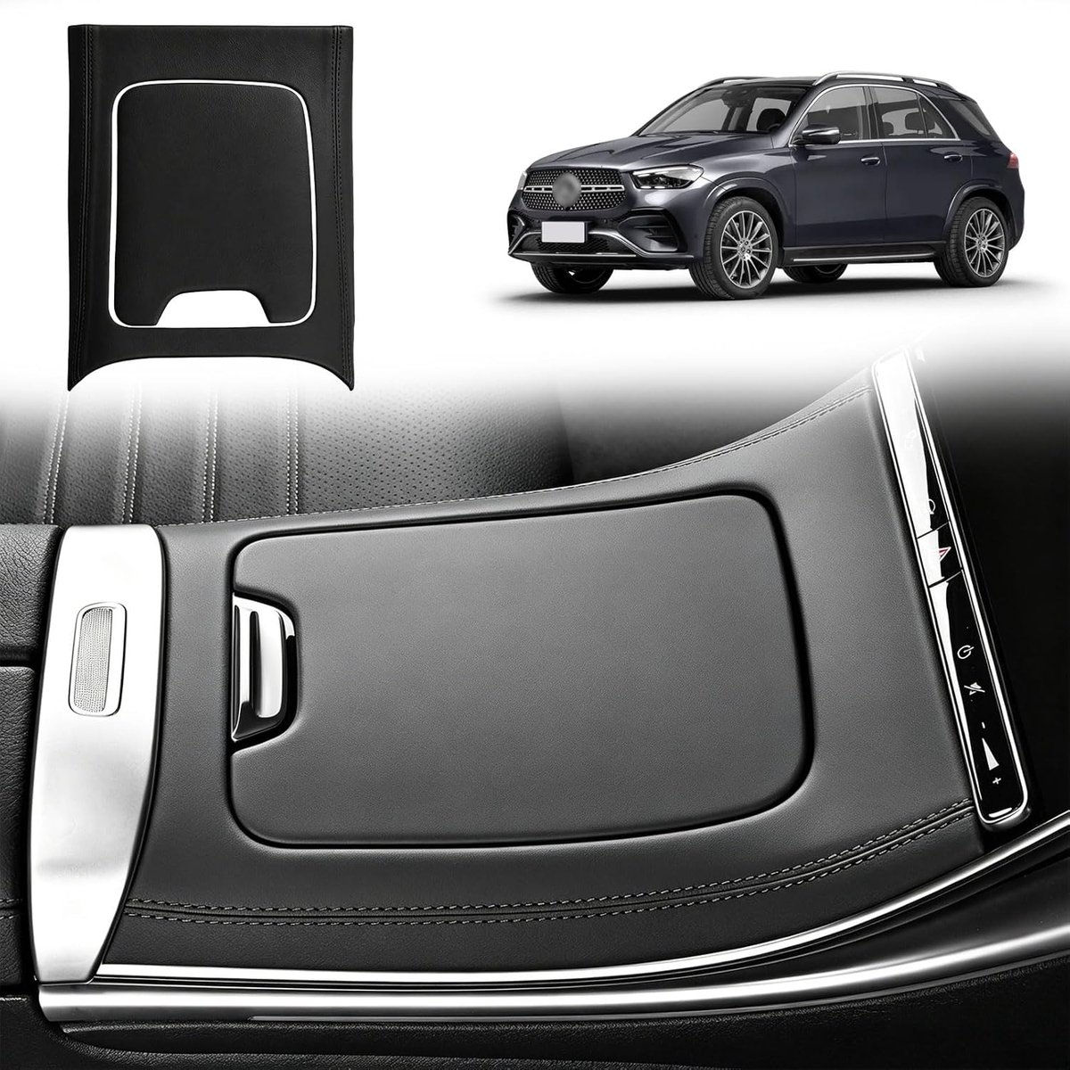 Middenconsolebekleding Benz C-klasse 2022-2025 - Consoleafdekking - Interieurdecoratie - ShopVlot