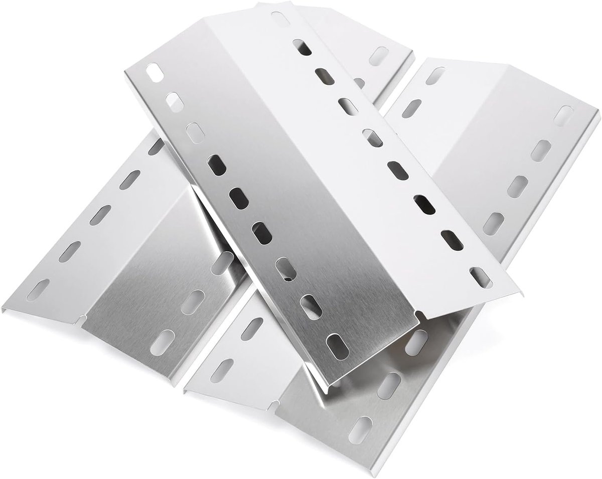 Branderdeksel 40 x 17 cm - RVS - Vervangingsonderdelen - Geschikt voor Landmann Grill - ShopVlot
