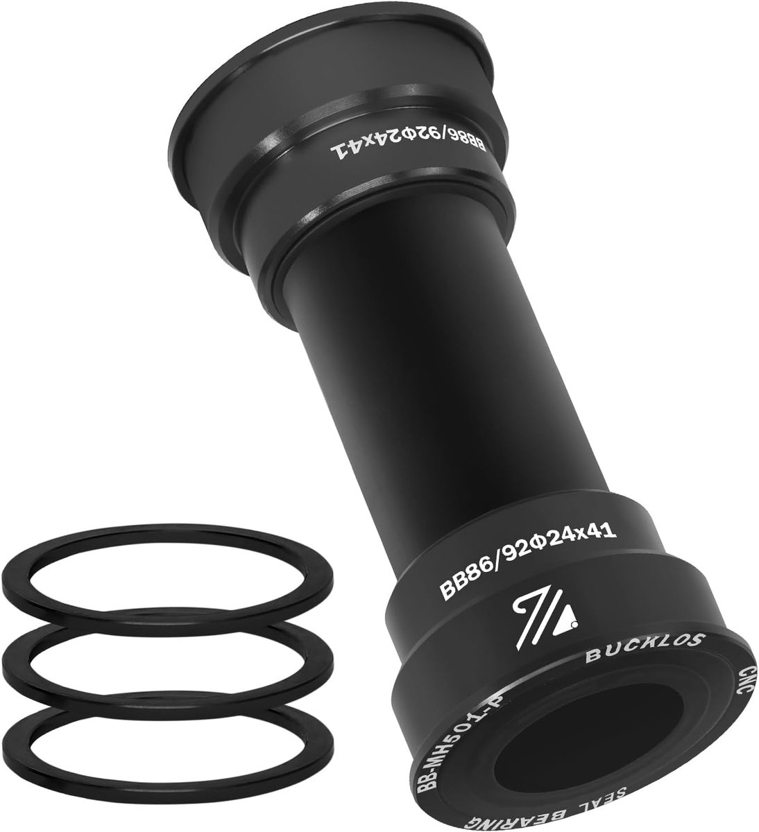PressFit Bottom Bracket BSA 86-92mm - zwart/rood - hoogwaardige lagers - optimale fietsprestaties - ShopVlot