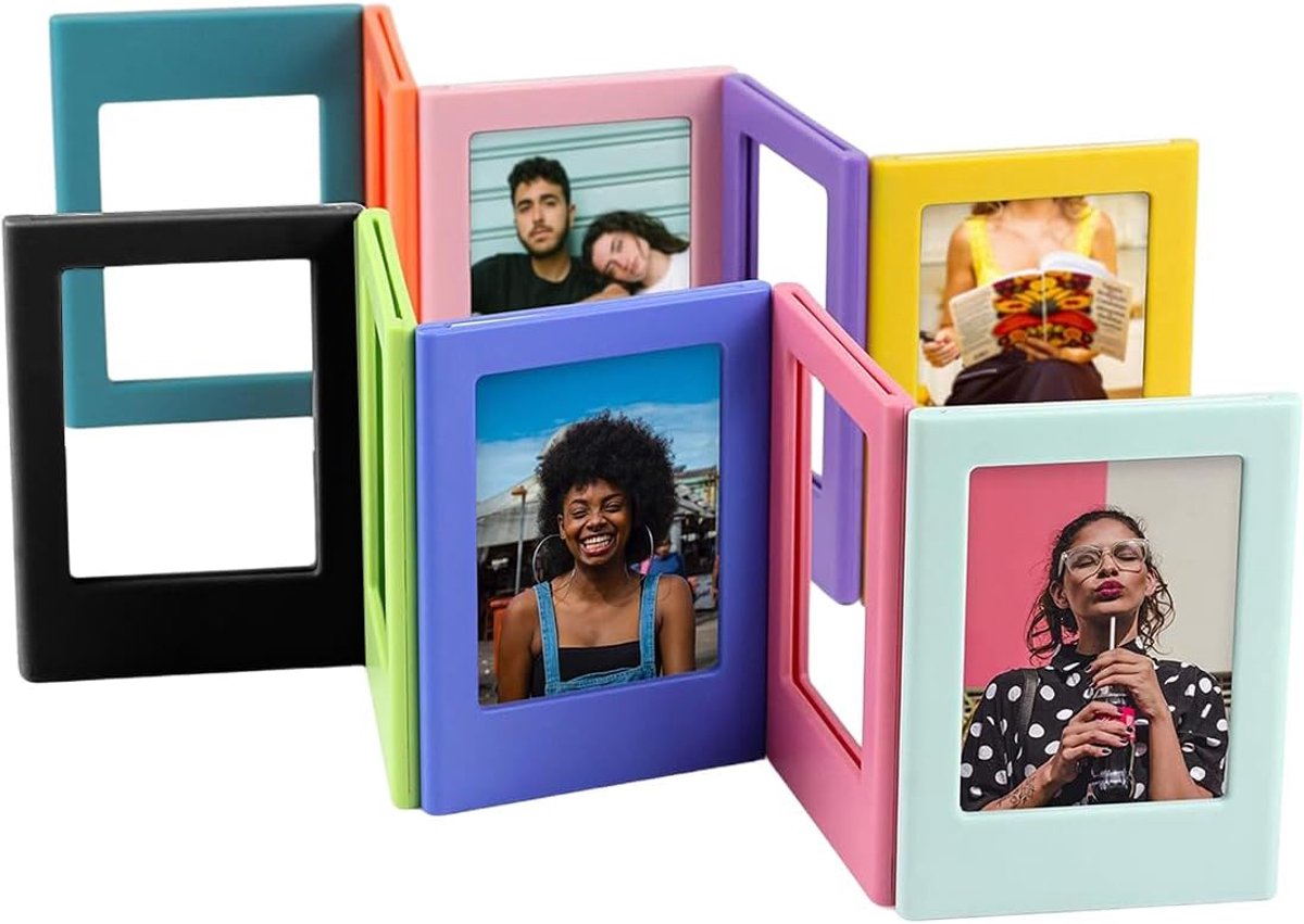 Magnetische Fotolijsten 10 Stuks - Aanpasbare Mini Foto lijst - Multifunctioneel - Presenteer je mooiste herinneringen - ShopVlot