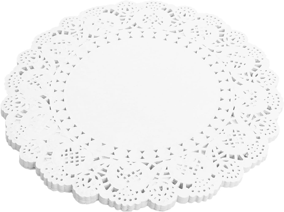 Cake Topper rond 25cm - Papieren cake stukken - Elegante decoratie - Perfect voor bruiloften - ShopVlot