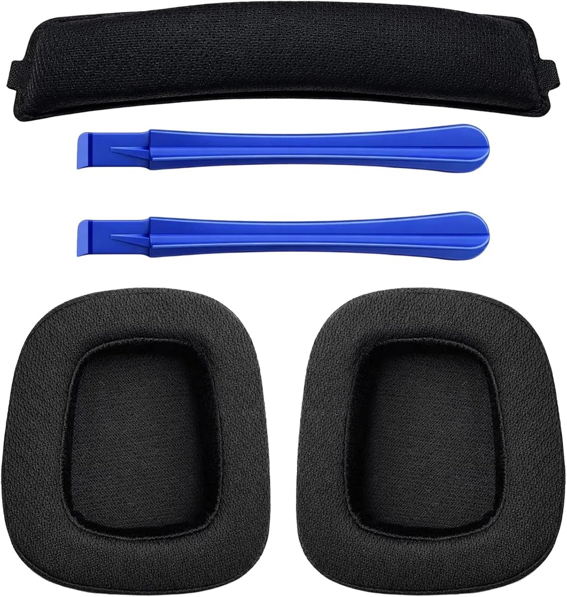 Oorkussens vervangend - mesh-bekleding - ademend - verlengt levensduur gaming headset - ShopVlot