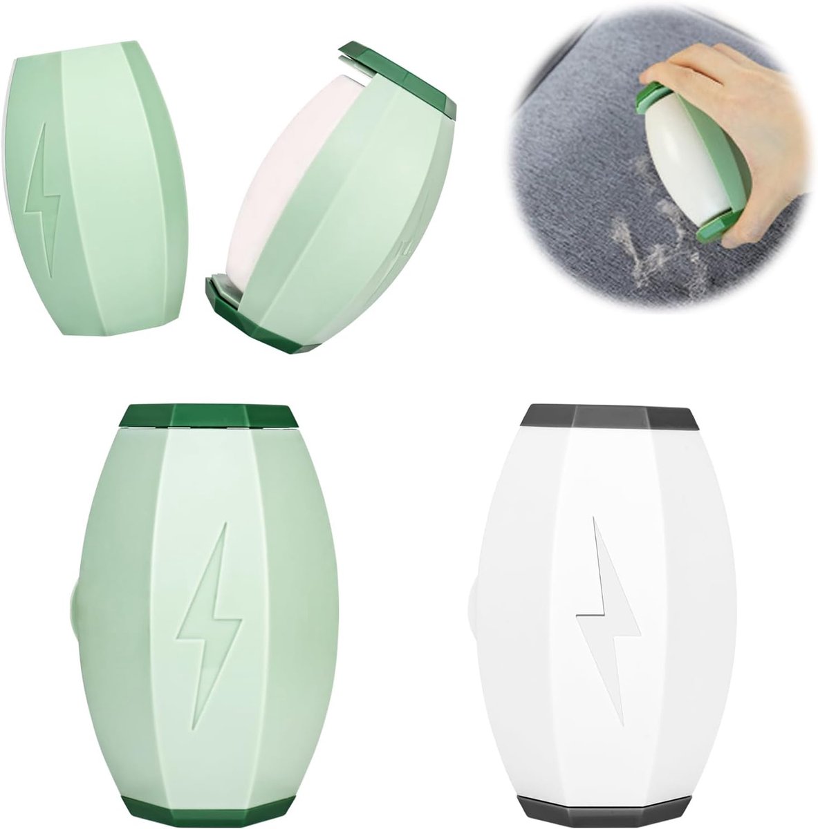 Herbruikbare pluisroller set van 3 - Wasbare gel lintrollers - Sterke hechting - Verwijdert dierenharen van kleding - ShopVlot
