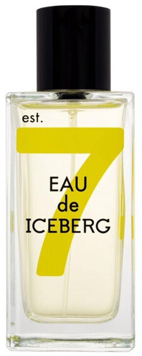 EAU de ICEBERG Italian Bergamot Eau de Toilette 100ml Citrus Scent for Men Square Glass Bottle Design Cool and Sporty Men
