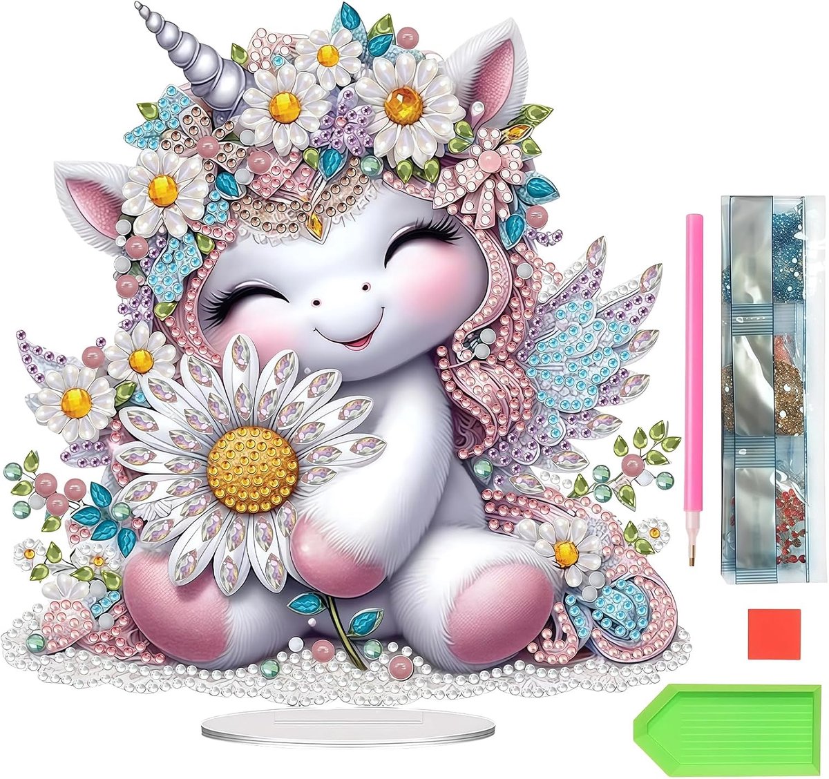 Diamant schilderen set 5D - Hoogwaardige acryl en diamantkristallen - Geschikt voor beginners en kinderen - ShopVlot