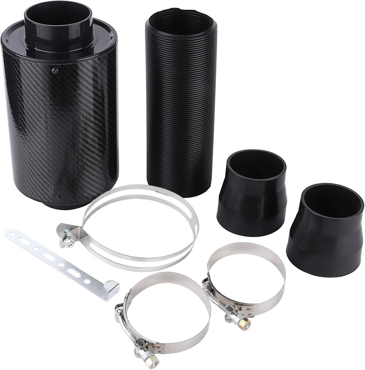 Luchtinlaatfilter Sport - Carbon Fiber - Verhoogt prestaties - Geschikt voor voertuigen 63mm tot 76mm - ShopVlot