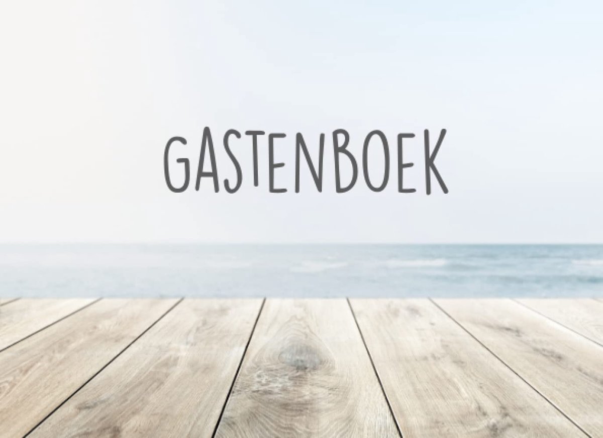 Gastenboek voor vakantiegasten - invulboek voor vakantiehuis - persoonlijke herinneringen - ideaal voor eigenaren - ShopVlot