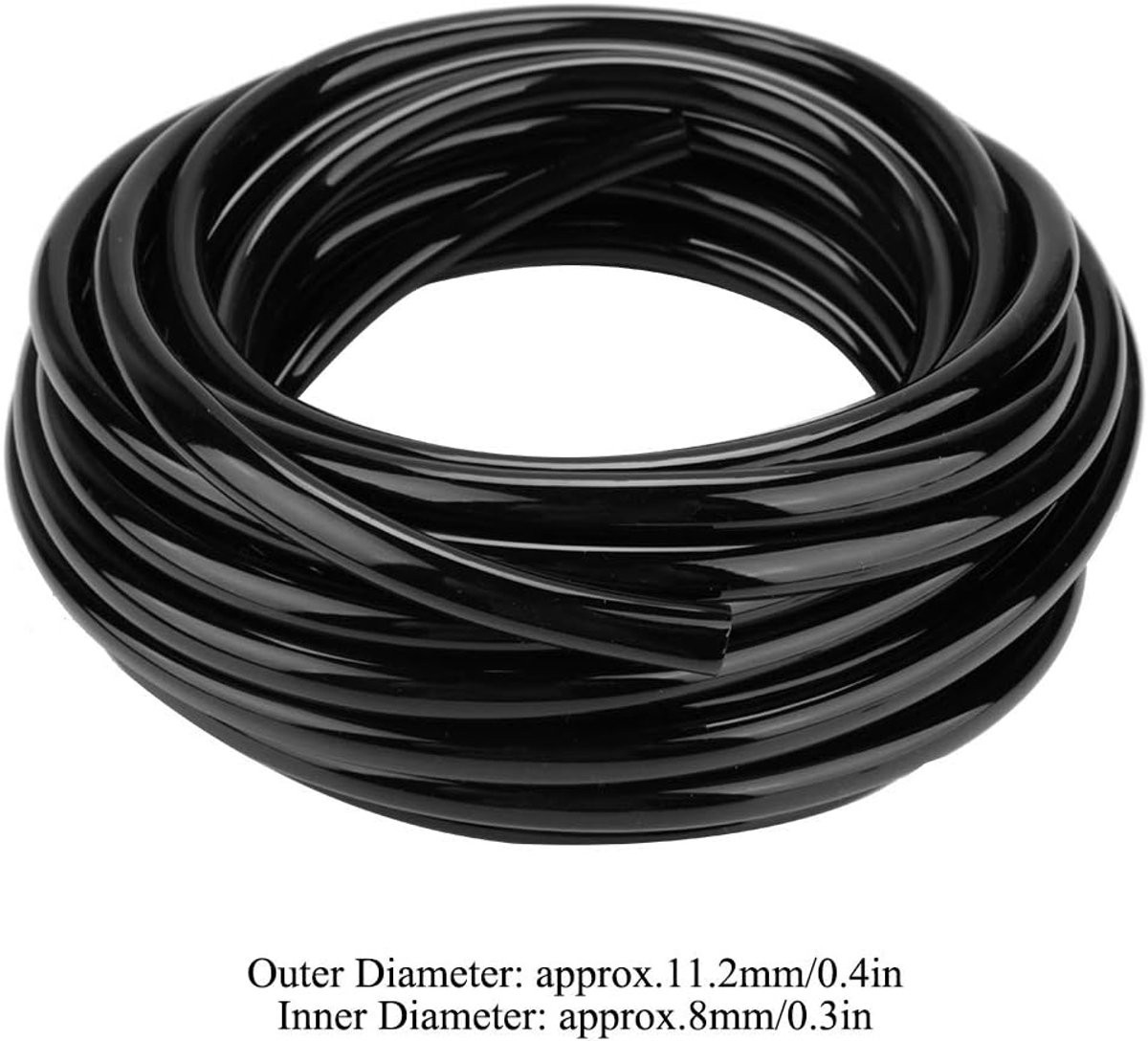 Bewateringsslang - Tuinslang PVC - Tuin Irrigatie - Vernevelende Sproeikop - 10 meter - Zwart – foto 5