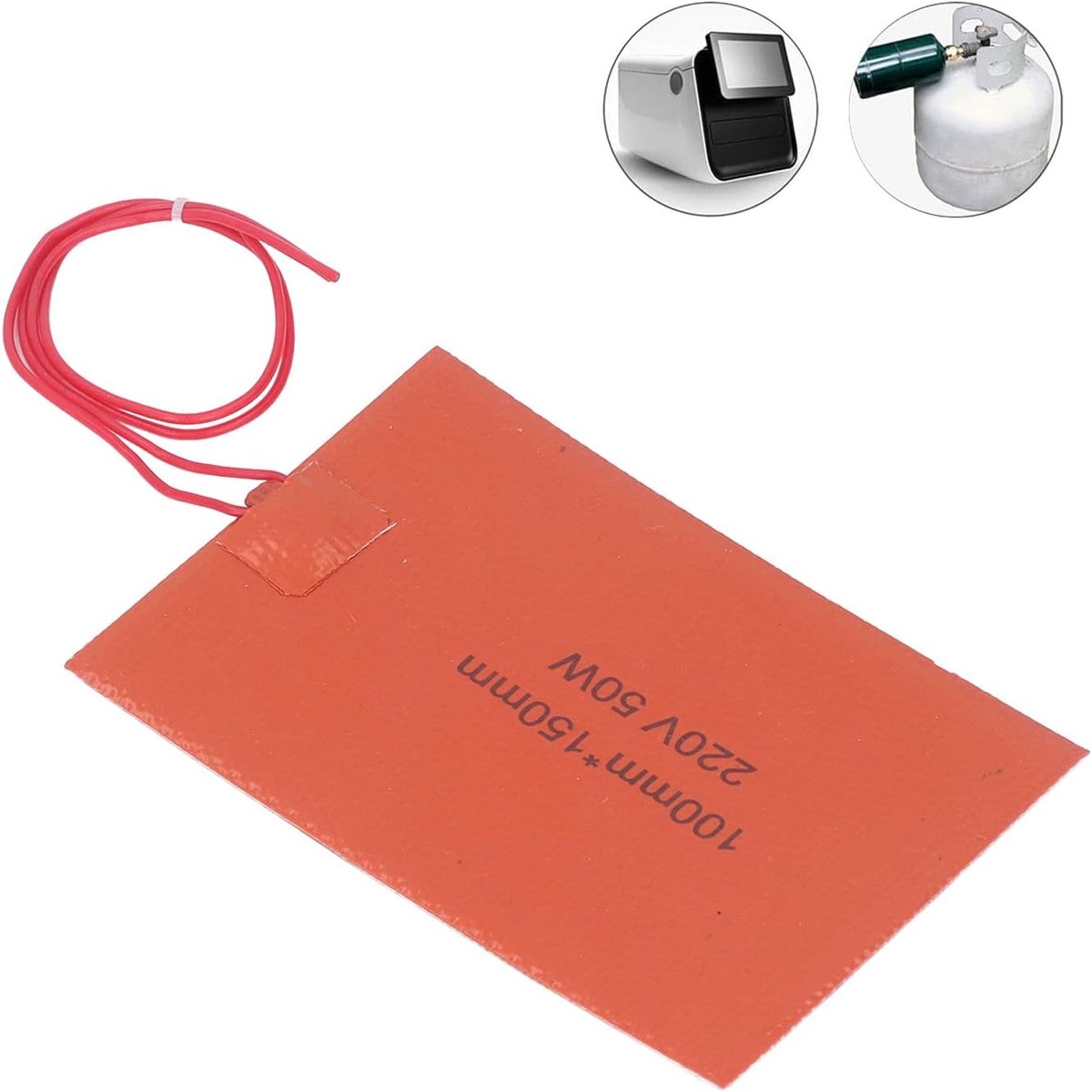 Silicone Heater 220V 50W - Snelle verwarming - Flexibel en licht - Ideaal voor industriële apparatuur - SnelShoppen