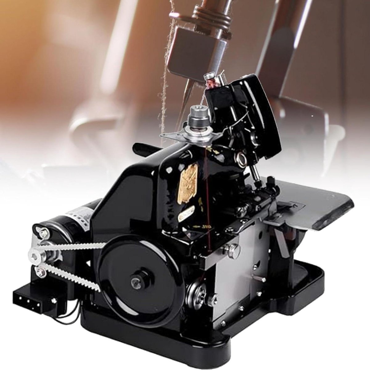 Overlock Naaimachine - Serger Machine - Naden Afwerken - 3 Draads Systeem - 3000 steken/min - Zwart