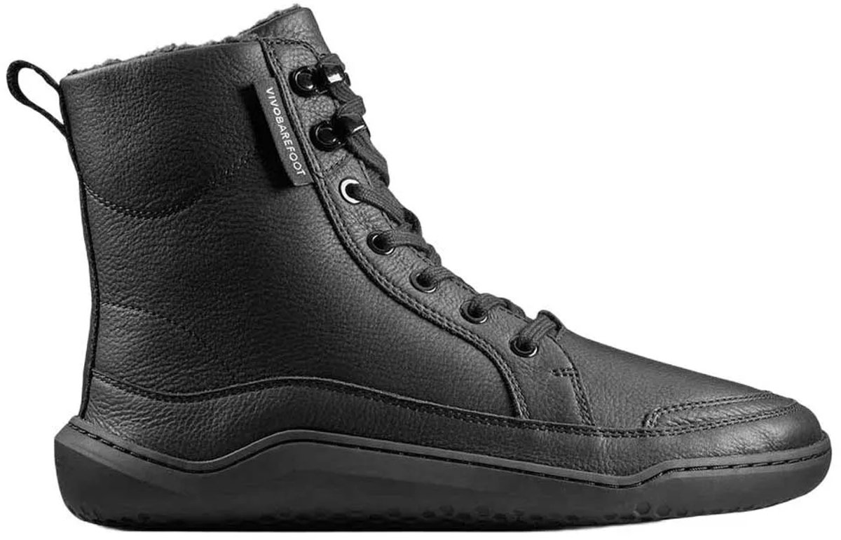 Vivobarefoot Gobi Warmlined Barefoot Laarzen Zwart EU 36 Vrouw
