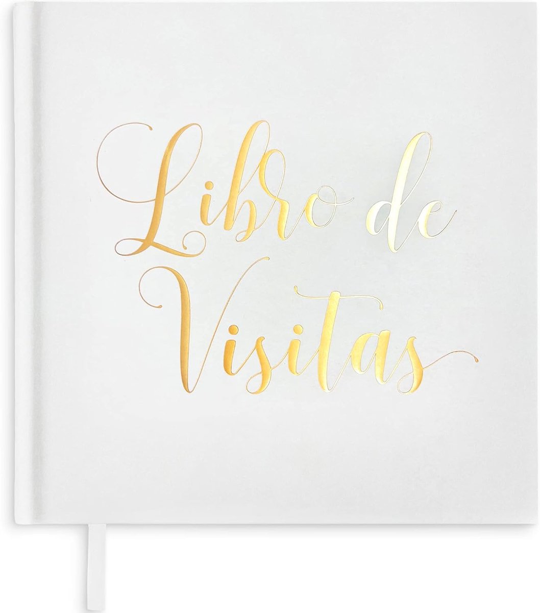 Gastenboek 80 pagina's - Spaanse versie - Vintage stijl - Creatief invullen - ShopVlot