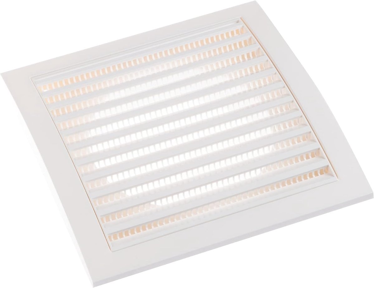 Ventilatierooster Ø 125 mm - kunststof - met insectenbescherming - eenvoudig te monteren - ShopVlot