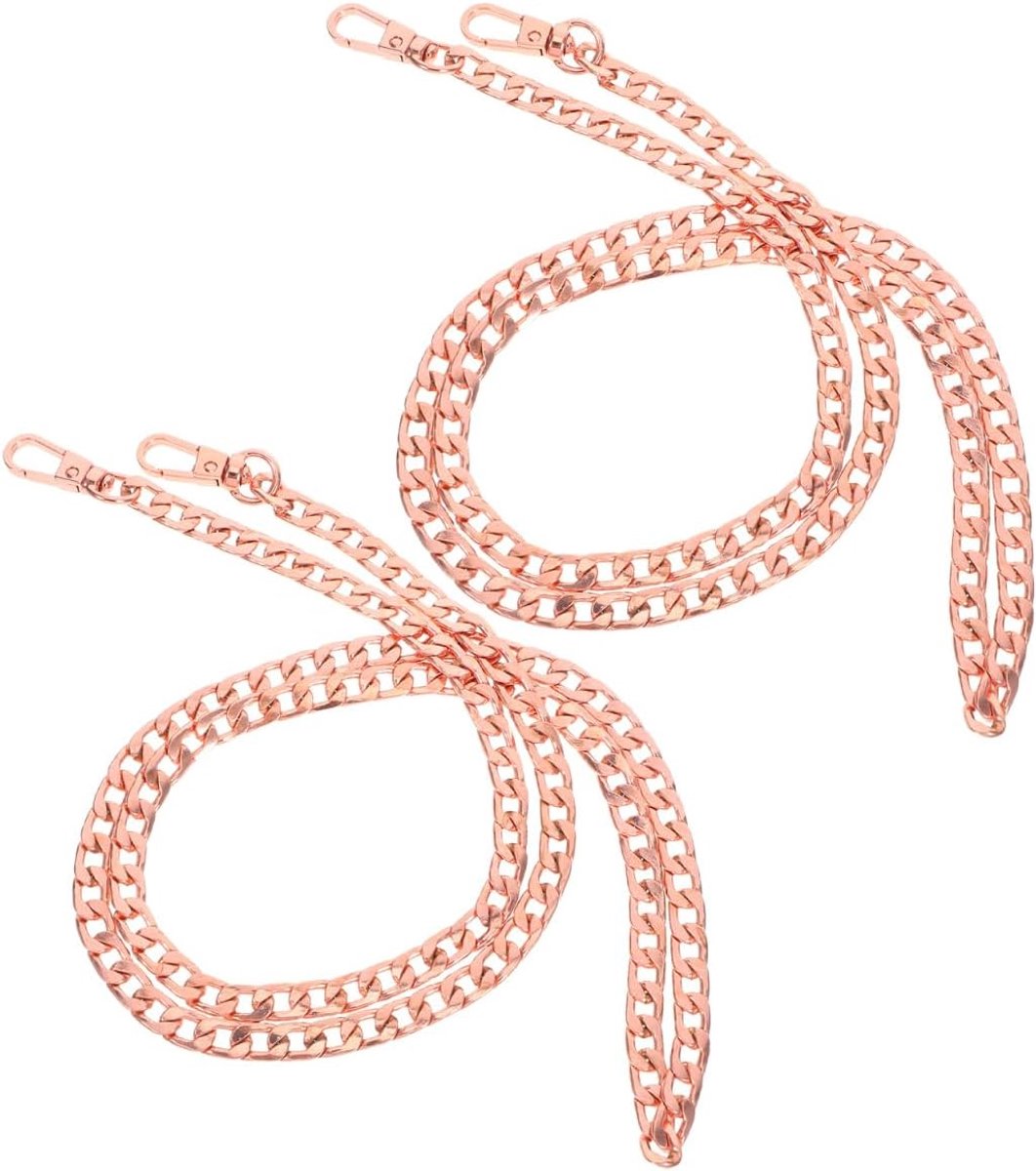 Schoudertas accessoires 2 stuks - metalen ketting - opvouwbare zijtas - ideaal voor hobo en handtassen - ShopVlot