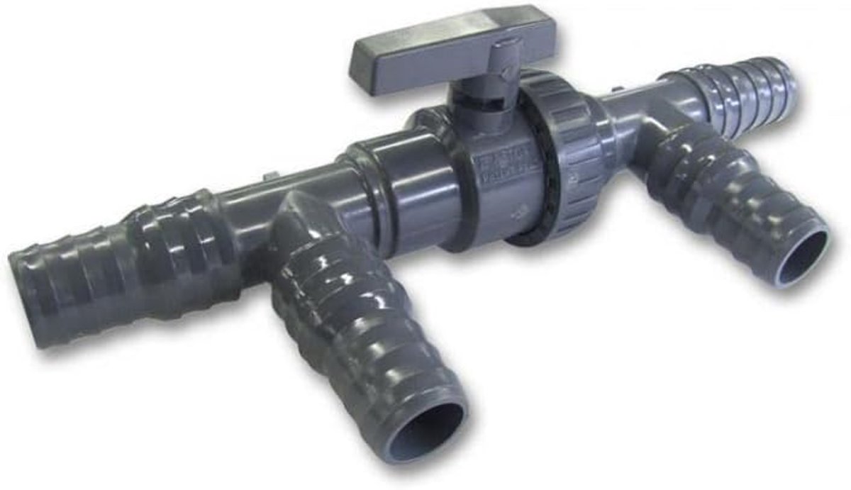 1-way bypass voor zonnepaneel - grijs - waterdoorstroming regelen - direct waterfiltratie - ShopVlot