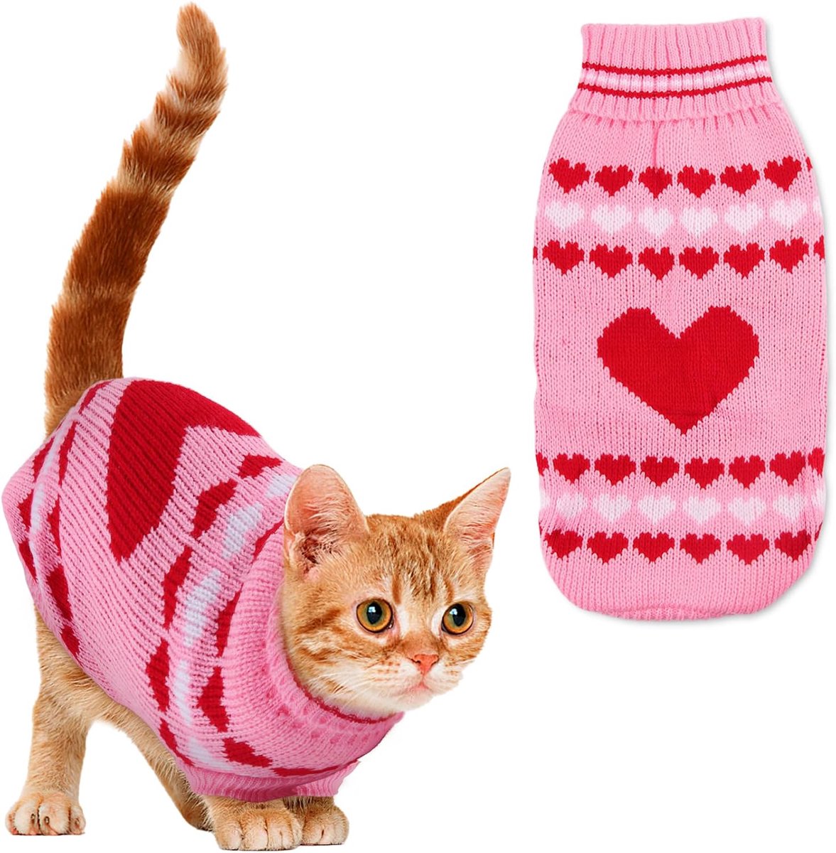 Kattrui S - Zachte thermische kleding - Schattig patroon - Comfortabel in de winter - ShopVlot