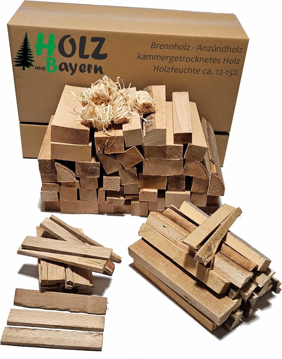 Haardhout 10kg - Droog haardhout - Ongedroogd hout - Ideaal voor barbecues - ShopVlot