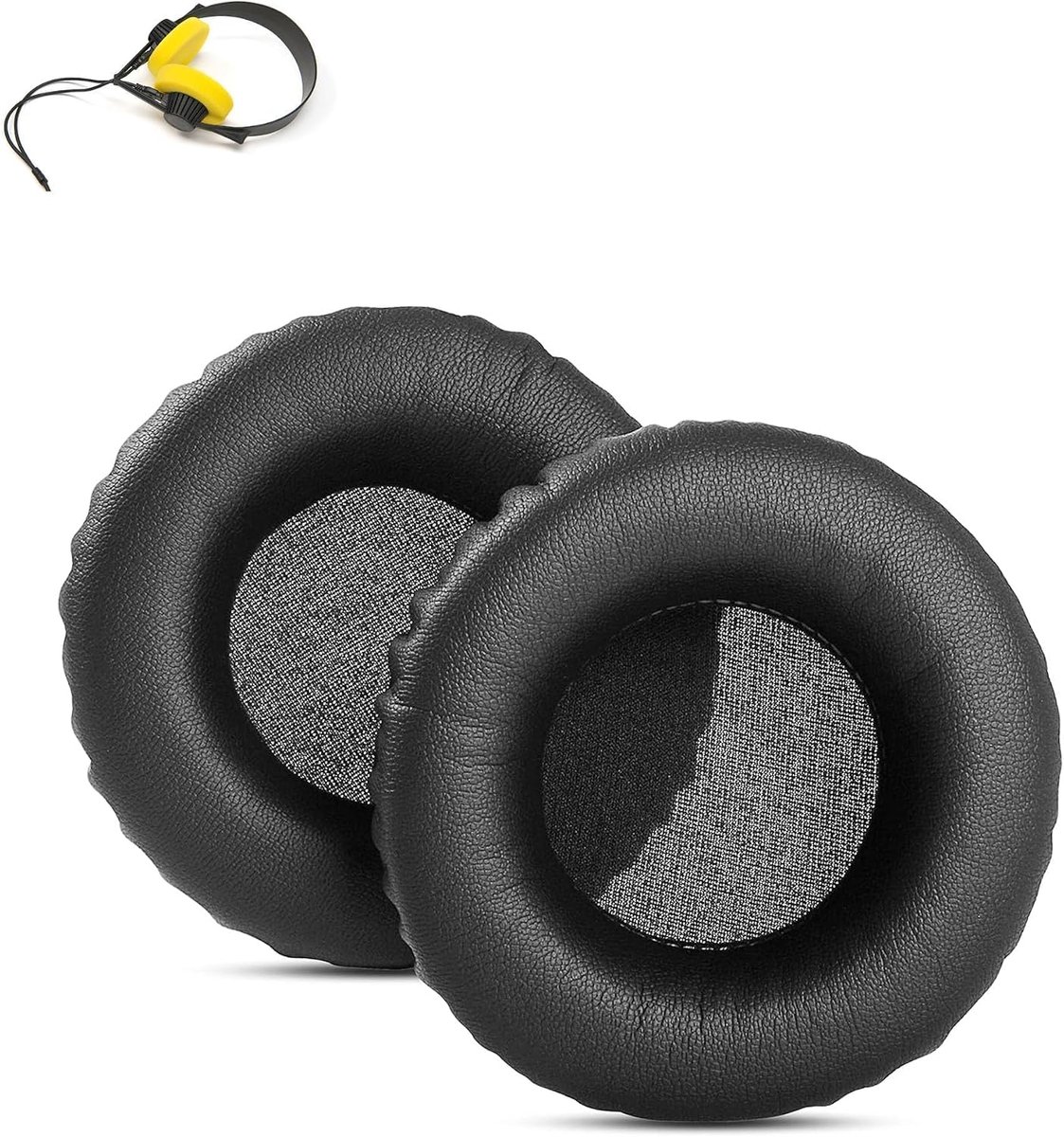Oorkussens vervanging voor Sennheiser HD424 - Zacht protein leer/memory foam - Optimaal comfort en geluidsisolatie - ShopVlot