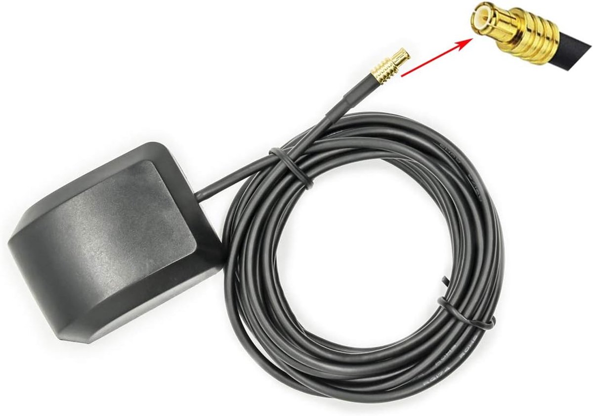 GPS antenne MCX plug - 3m kabel - magnetische basis - ideaal voor navigatiesystemen - ShopVlot
