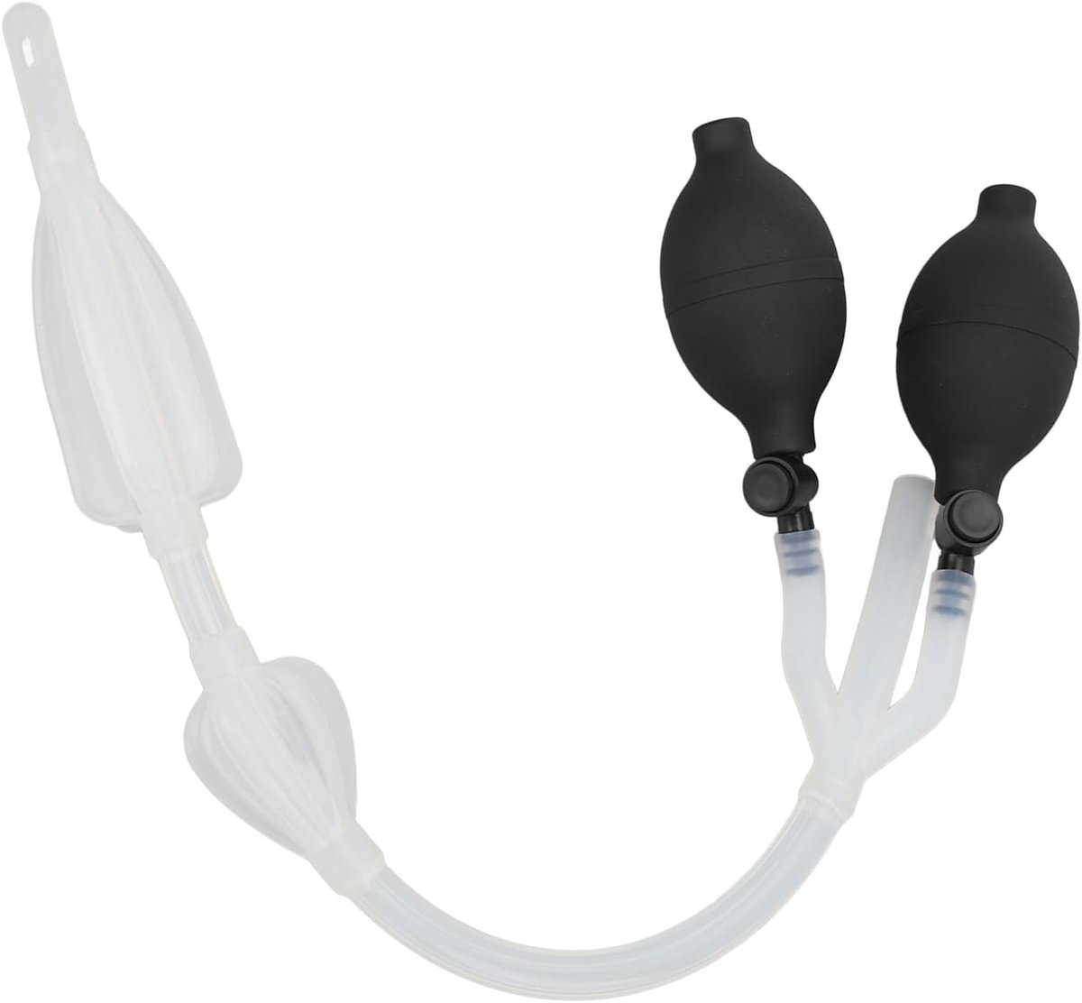 Silicone Enema Set - Dubbelzijdige Openingen - Elastisch en Opblaasbaar - Verlichting bij Obstipatie - ShopVlot
