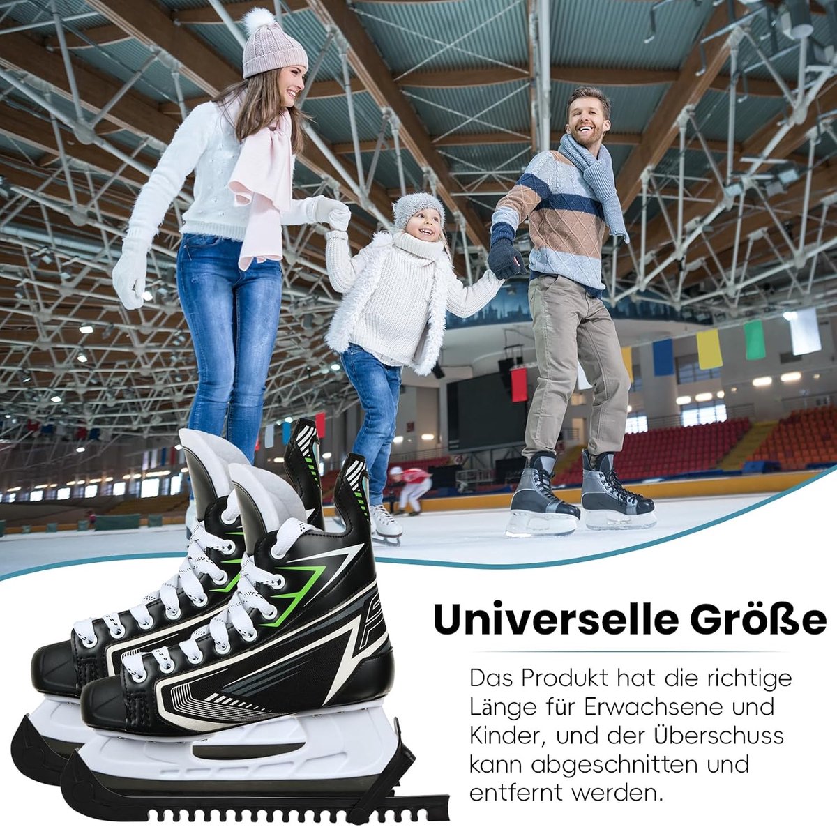 Schaatsen beschermers - verstelbaar - geschikt voor kinderen en volwassenen - beschermt schaatsen - ShopVlot