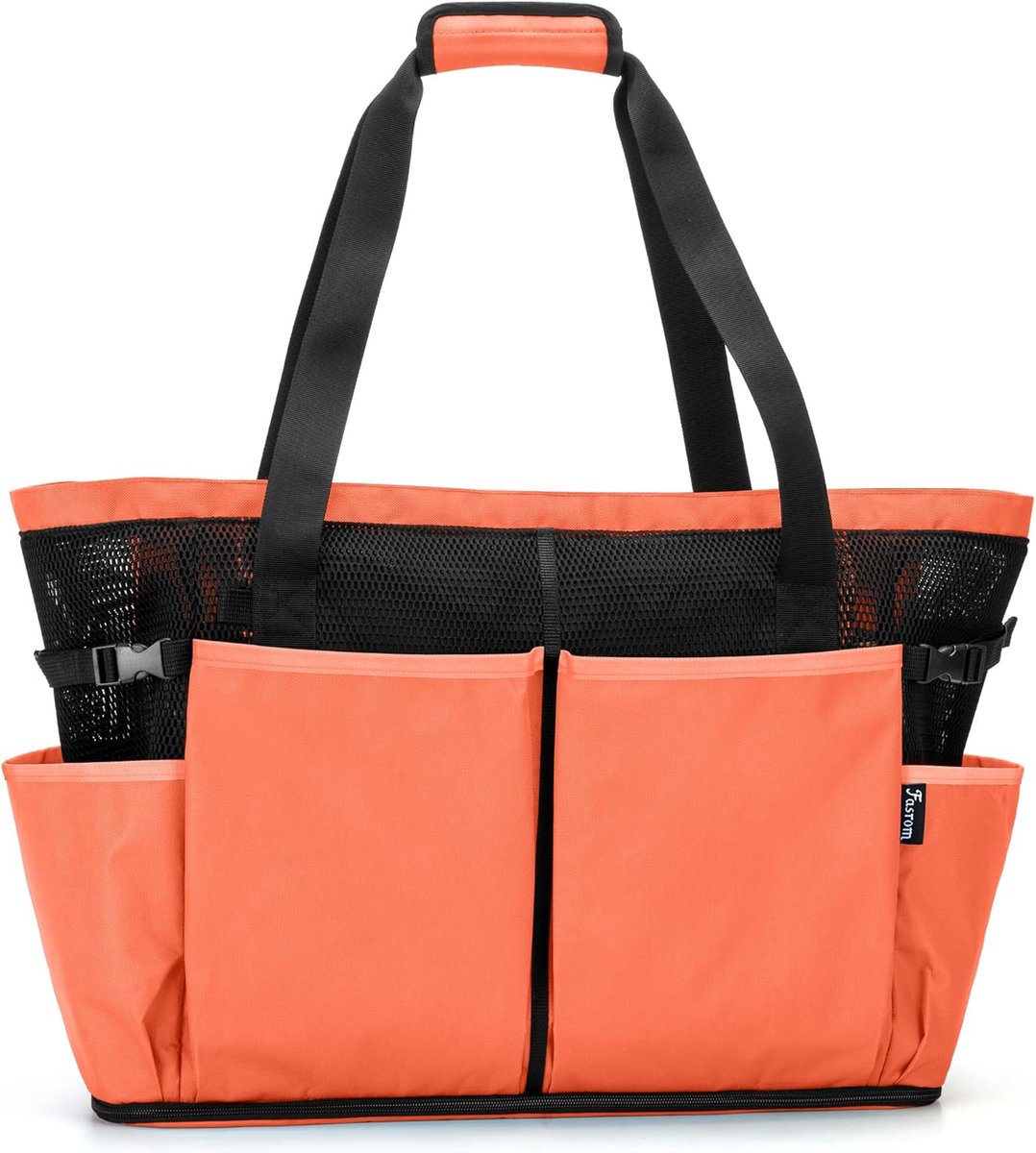 Strandtas Extra Groot - Oranje - Ruime opbergruimte - Ideaal voor stranduitjes - ShopVlot