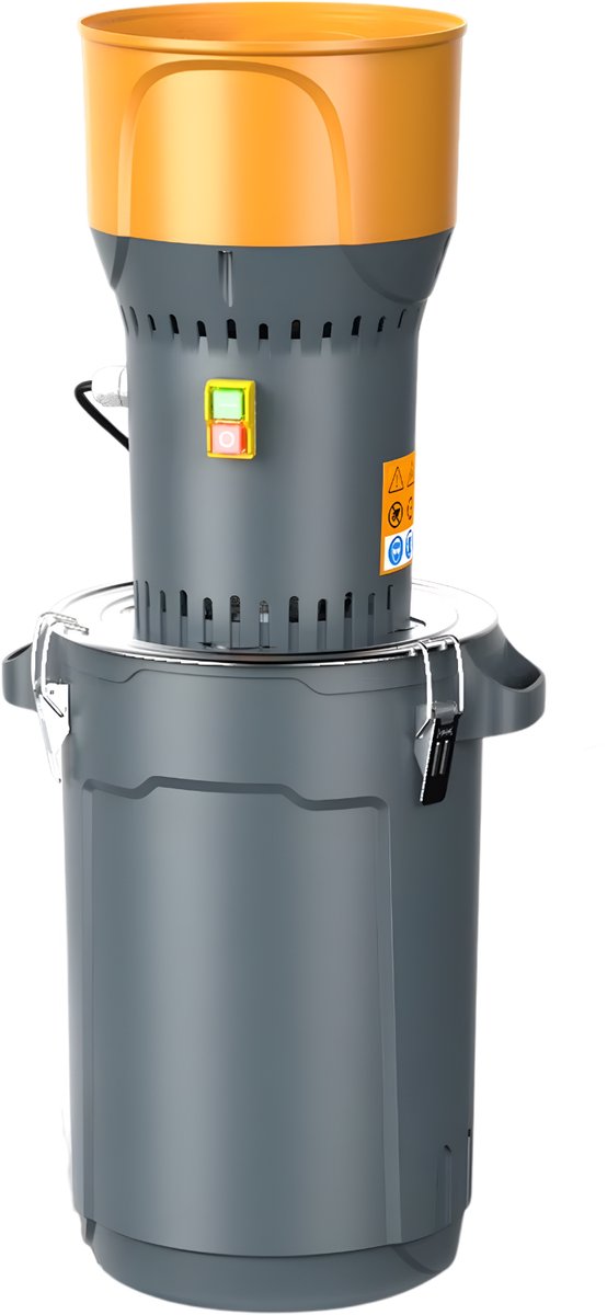 Elektrische Graanmolen 1000W - 300 kg/u Capaciteit - Instelbare Maaldikte - Voor Tarwe, Maïs & Koffie