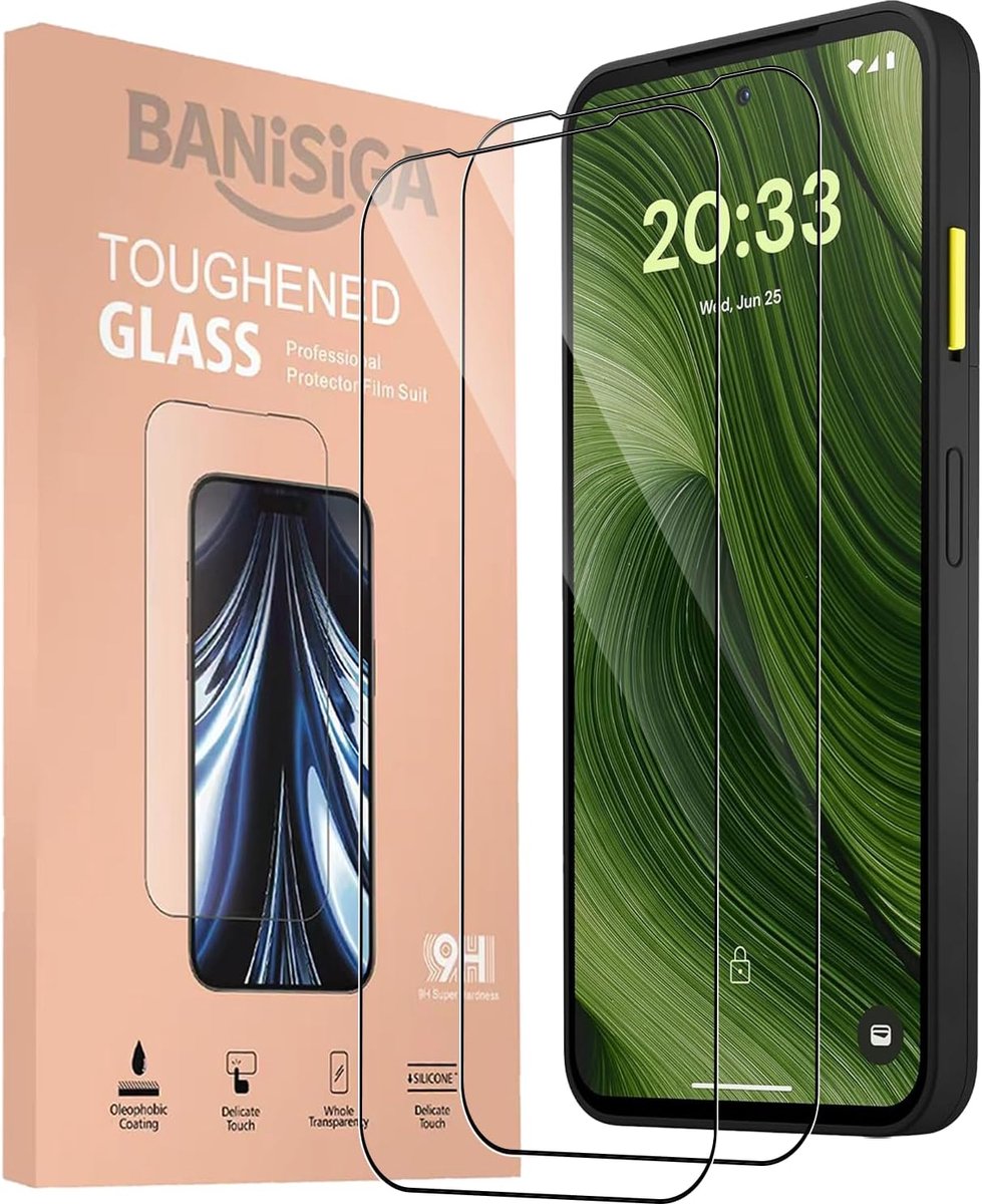 Beschermfolie voor Fairphone - 2 stuks - gehard glas - anti-kras en vingerafdrukbestendig - ShopVlot