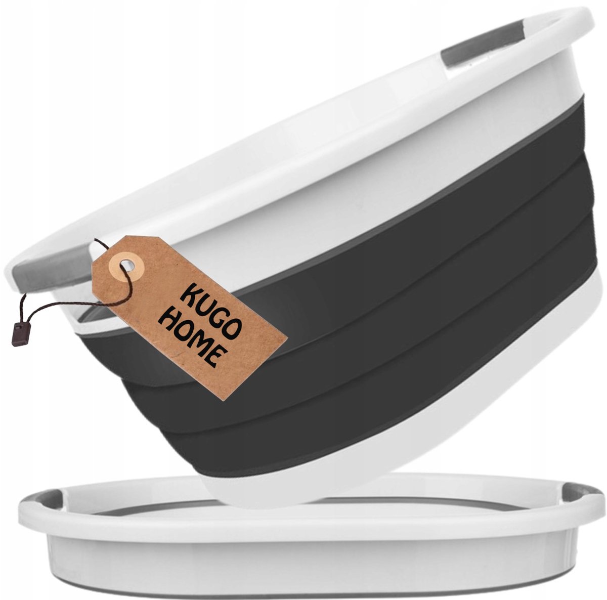 Opvouwbare Silicoen Wasbak met Handvatten - 24L